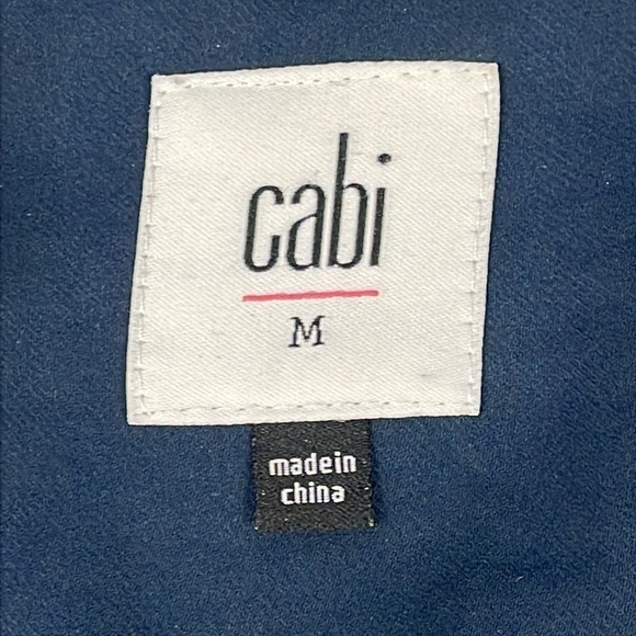 CAbi Provincial Tunic Long Sleeve Dress Boho Floral Teal Blue Brown Sz M - Picture 9 of 13